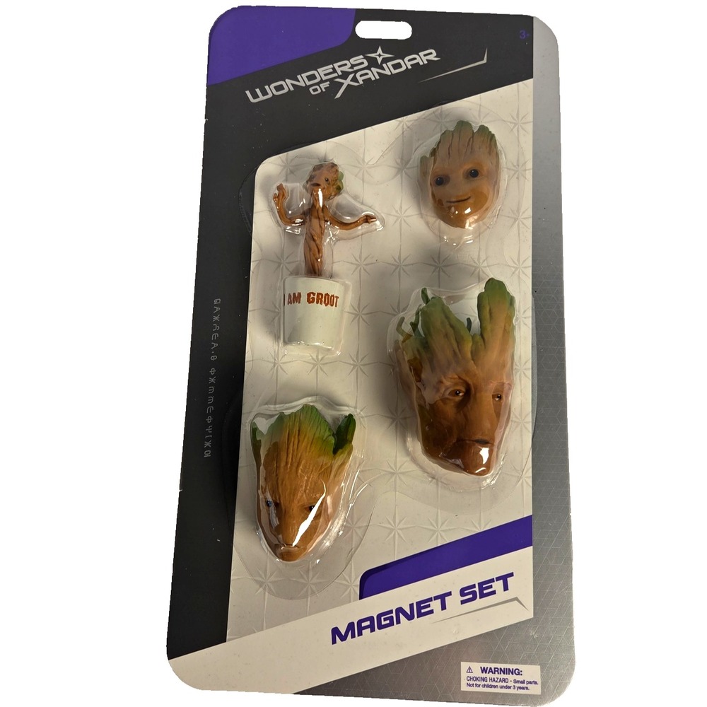 Groot Magnet Set 4 Baby Toddler Teen Adult Marvel Guardians Galaxy Disney New